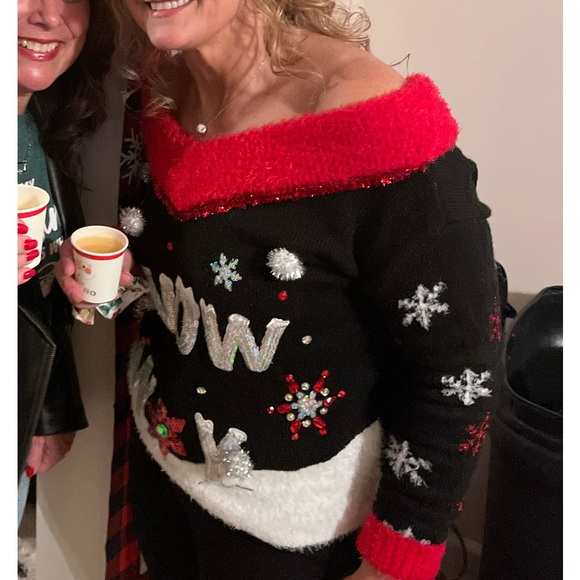 Cute and sassy off the shoulder sweater - $24! - Picture 7 of 7